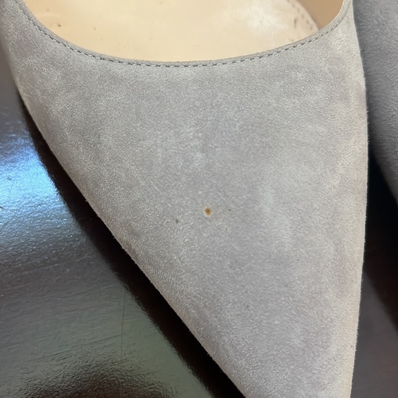 Light Gray Suade Prada Pumps - Picture 14 of 15